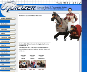 equicizer.com: The Equicizer - A Mechanical Exercise horse for training and therapy
