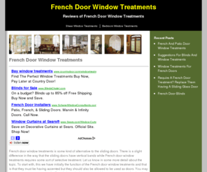 frenchdoorwindowtreatments.net: French Door Window Treatments
Need help browsing for information regarding French Door Window Treatments? Look no further! Giving you informed, regular guidance and tips. Explore our recent articles!