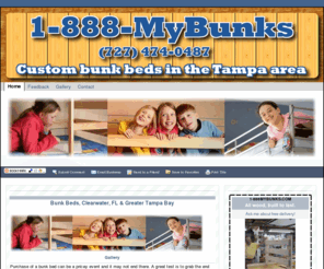  bunk beds in the tampa, florida area.Custom bunk beds at factory