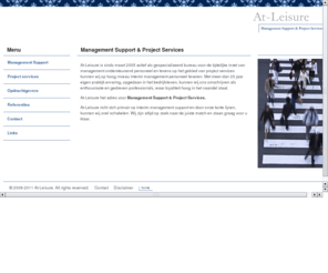 at-leisure.info: At-Leisure - Management Support & Project Services
