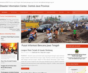 bpbdjateng.info: Pusat Informasi Bencana Jawa Tengah
Badan Penanggulangan Bencana Daerah Provinsi Jawa Tengah, Jl. Imam Bonjol 1F Semarang, email: admin@bpbdjateng.info