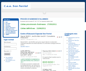 ceesonferriol.es: Centre d'Educació Especial Son Ferriol
Centre Públic d'Educació Especial de les Illes Balears