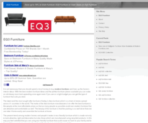 eq3furniture.net: » EQ3 Furniture «
Save up to 70% on EQ3 Furniture! EQ3 Furniture on Sale! Deals on Eq3 Furniture!