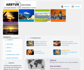 abbtur.org.br: ABBTUR Associação Brasileira de Bacharéis em Turismo
ABBTUR Associação Brasileira de Bacharéis em Turismo