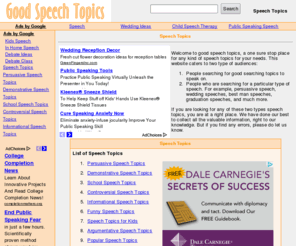 Interesting speech topics - finding the wow factor