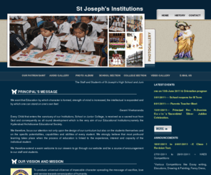 stjosephinstitutiontrimulgherry.org: ST JOSEPH'S INSTITUTIONS
Photography Website or Photo Gallery - free HTML CSS layout provided by TemplateMo.com