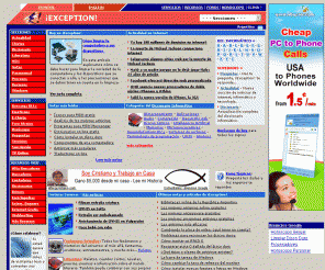 alegsa.com.ar: ¡Exception! es "La Excepción de la Red" - ALEGSA
Notas, informes y artículos sobre Internet y Computación, Actualidad y Noticias, Recursos Web gratis y en español.