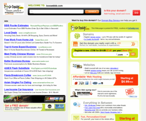 bossebbb.com: Welcome to BosseBBB
Place your website description in this area. This is read by some search engines.