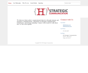 h3strat.com: H3 Strategic Communications
A strategic communications group.