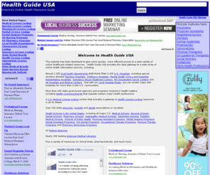 healthguideusa.org: Health Guide USA
Health Guide USA - a comprehensive directory of online public and general health resources