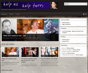 helpterri.com: Help us help Terri | because you know she's been there for you!
because you know she's been there for you!