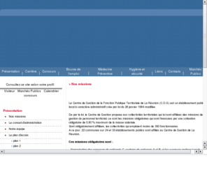cdg974.fr: CDG REUNION
Informations concernant la fonction publique Territoriale
