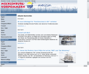 marina24.com: Mecklenburg-Vorpommern maritim - Urlaub am und auf dem Wasser
Die Blauen Seiten mit Marinaguide.%d%aThe Blue Pages and Marinaguide.