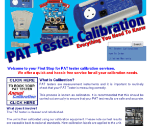 pat-tester-calibration.info: PAT Tester Calibration
Welcome to your First Stop for PAT tester calibrations, We offer a quick and hassle free service for all your calibration needs.