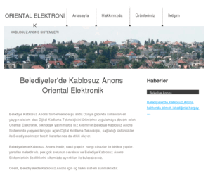 belediyeanons.com: Belediye Kablosuz Anons - Oriental Elektronik
Belediye Kablosuz Anons Belediyelerde Kablosuz Anons Sistemleri