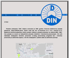 din-valjevo.com: Dobrodošli na prezentaciju privatnog preduzeća "DIN" Valjevo
Privatno preduzece 