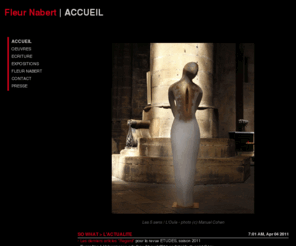 fleurnabert.com: Fleur Nabert  - ACCUEIL
Artiste Peintre, Sculpteur, Levallois-Perret