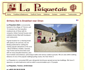 lapriquetais.com: La Priquetais bed and breakfast in Brittany
Chambre d hotes en bretagne pres Dinan