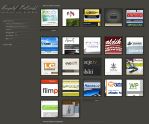 mietlinski.com: Krzysztof 'KyLU' Mietliński / Projekty Multimedialne / Projekty Stron Internetowych / Zaawansowane Preojekty Flash /
Strona domowa Krzysztofa Mietlińskiego, w sieci pod nick'iem KyLU. Wybrane projekty stron internetowych, multimedialnych realizacji flash'owych oraz inne prace z dziedziny dizajnu.