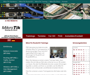mikrotik-training.net: MikroTik Training
MikroTik Schulungen und Zertifizierung | Mikrotik training and certification