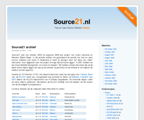 source21.nl: Source21.nl
Free en Open Source Software Vidcast