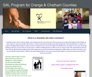 gal15b.org: GAL Program for Orange & Chatham Counties - Home
Guardian ad Litem Program of Orange and Chatham Counties