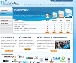 mindmapping.org: ThinkBuzan - Official Mind Mapping software by Tony Buzan
ThinkBuzan - official site from Tony Buzan, inventor of Mind Mapping. Download iMindMap, the only official Mind Mapping software and try for free. Buzan's Mind Maps are used by over 250 million people for clarity of thinking, brainstorming, learning, presentations and goal setting