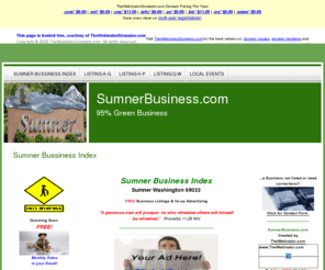 sumnerbusiness.com: Sumner Bussiness Index
Home Page