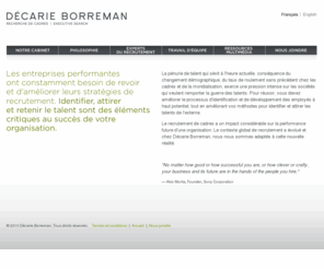 decarieborreman.com: Recherche de Cadres, Montréal, Québec | Décarie Borreman
Décarie Borreman est une firme de recherche de cadres localisée à Montréal, Québec.