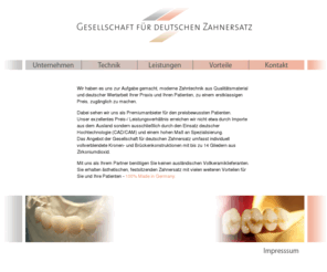 gfdz.net: Gesellschaft für deutschen Zahnersatz
