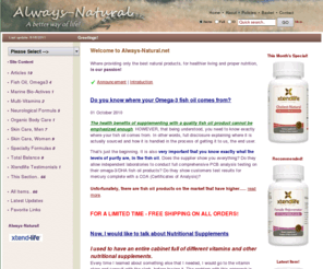 natural-planet.org: Always-Natural!
Nutritional Health Products, Vitamins, Natural Skin Care, Natural Supplements