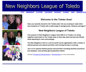 newneighborstoledo.com: New Neighbors League Club of Toledo
New Neighbors League Club of Toledo is a 
newcomers club for new residents of the Toledo area.