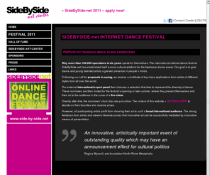 side-by-side.org: SideBySide art center
SideBySide art center defines its main purpose in supporting and cultivating art and culture, stage-play and dance. In general, the association wants to help talented artists of any genre.