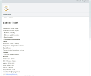 tucek.biz: znalec a odhadce - tucek.biz
