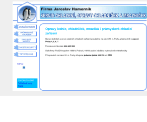 chlazeni-servis.cz: Opravy chladniček, ledniček, mrazniček, mrazicích boxů, chladicích boxů - Praha 4, 5, 6
Opravujeme moderní chladničky, mrazni i starší ledničky na území hl. m. Prahy 