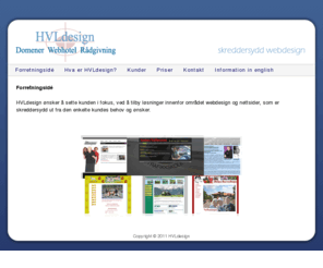 hvldesign.no: HVLdesign - skreddersydd webdesign - www.hvldesign.no
HVLdesign - skreddersyr websider for deg og din bedrift.