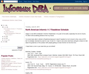 informix-dba.com: Informix DBA
Help with Informix database engine administration
