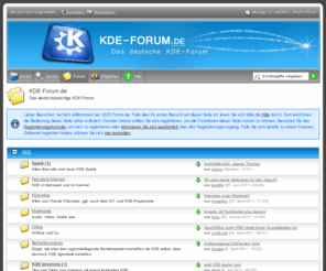 kde-forum.de: Startseite - KDE-Forum.de
Offizielles deutsches Support Forum für KDE