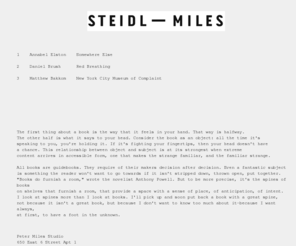 steidl-miles.com: Steidl-Miles
