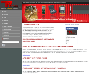 tycom.co.za: Soldering Iron, Electronic Testing Equipment and Measurement Equipment - Fluke Distributor, Tools
Tycom (Pty) Ltd - Fluke Distributor