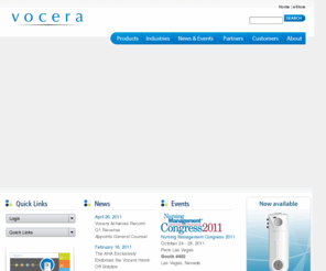 vocera.com: Vocera® Communications Badges and Wireless Communication Systems
Vocera Communications Systems â Instantly Communicate with your staff with Mobile Wireless Communicators. Widely used in Hospitals to Improve Operations.