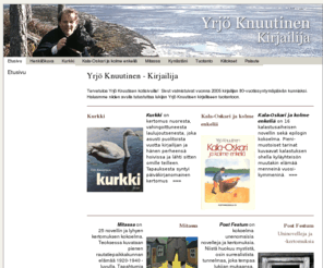 yrjoknuutinen.net: Yrjö Knuutinen - Kirjailija - Etusivu
