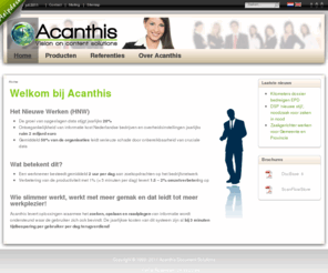 acanthis.nl: Acanthis Document Solutions - Home
Joomla - the dynamic portal engine and content management system