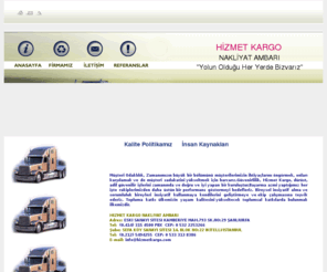 hizmetkargo.com: ..: HİZMET KARGO NAKLİYAT AMBARI ŞANLIURFA AMBAR TAŞIMACILIK  :..
