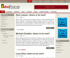 idoltracer.com: Where Are Your Past Idols Now? Let's Trace Them
