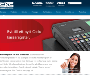 kassasystem.se: Kassaregister och kassasystem från CASIO
Kassaregister och kassasystem från Casio. Restaurang och butik, salong och klinik. Dryckessystem från Berg. Kassaskåp från Jöli