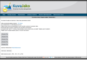 kuvajako.net: Tervetuloa Kuvajako.net palveluun, joka on ilmainen. Selaa kuva, lataa ja käytä!
Kuvajako.net is an easy image hosting solution for everyone.