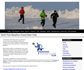 marathongrandslamclub.com: North Pole Marathon Grand Slam Club
2009 north pole marathon : What is the North Pole Marathon Grand Slam Club