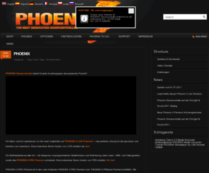 phoenix-showcontroller.com: laser » PHOENIX » Phoenix Lasersoftware und Showcontroller
PHOENIX