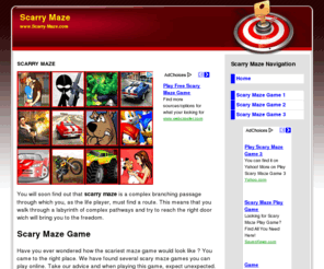 scarry-maze.com: Scarry Maze
Play scary maze games, watch scary maze videos and expect unexpected horror.